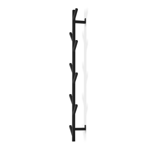 Ebern Designs Lesak Steel 8 Hook Wall Mounted Coat Rack Wayfair.co.uk